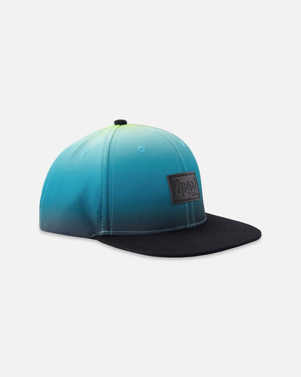Cap Lime To Black Gradient