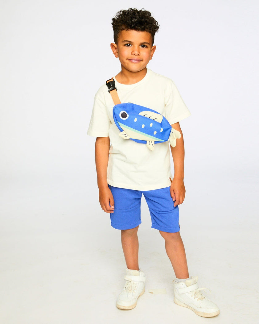 Fish Fanny Pack Royal Blue