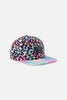 Cap Black Animal Print