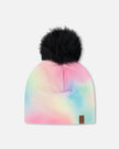 Stretch Jersey Hat Multicolored With Pompom