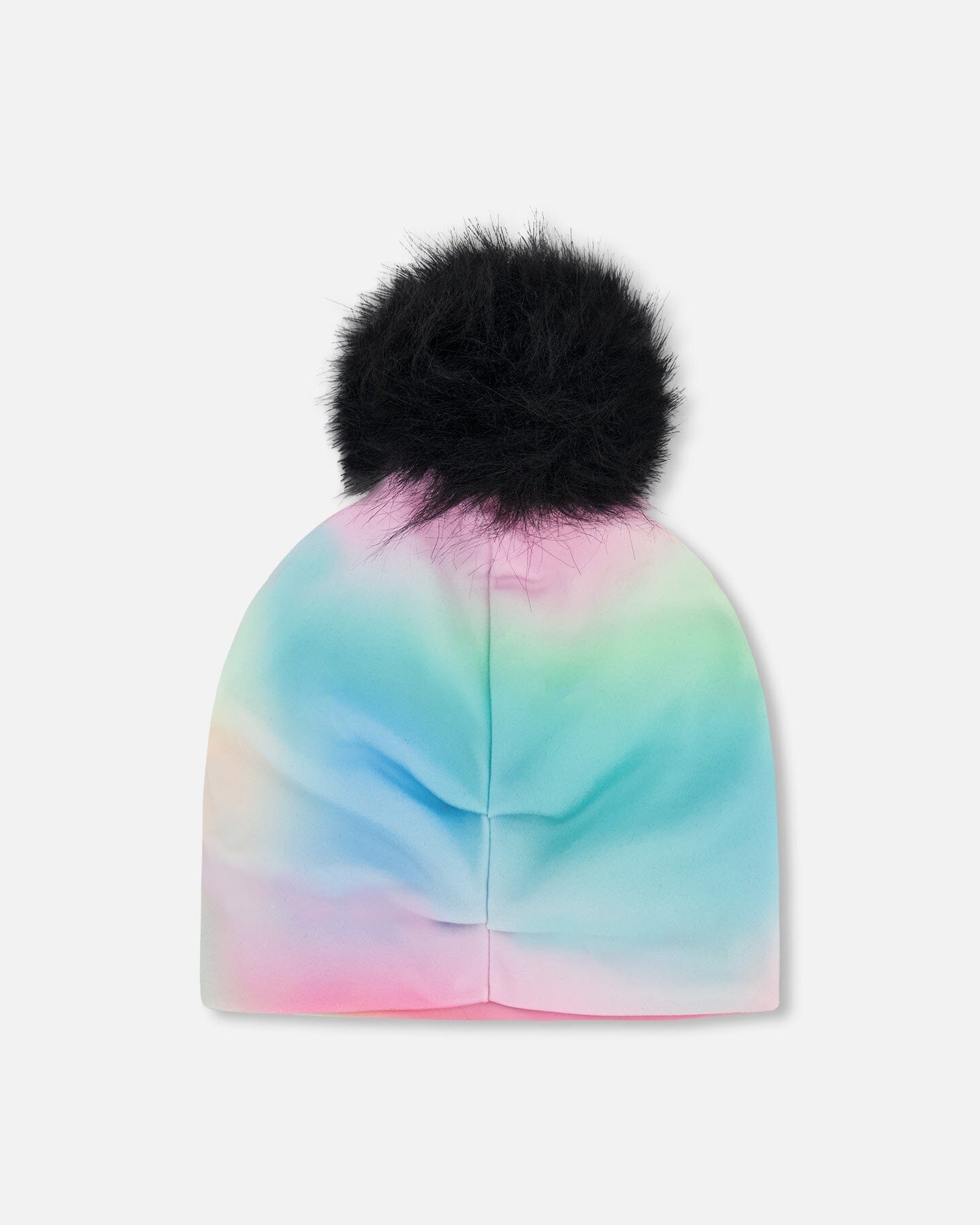 Stretch Jersey Hat Multicolored With Pompom