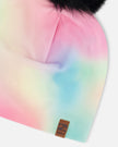 Stretch Jersey Hat Multicolored With Pompom