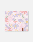 Stretch Jersey Neck Tube Pink Flower Print