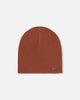 Stretch Jersey Beanie Brown