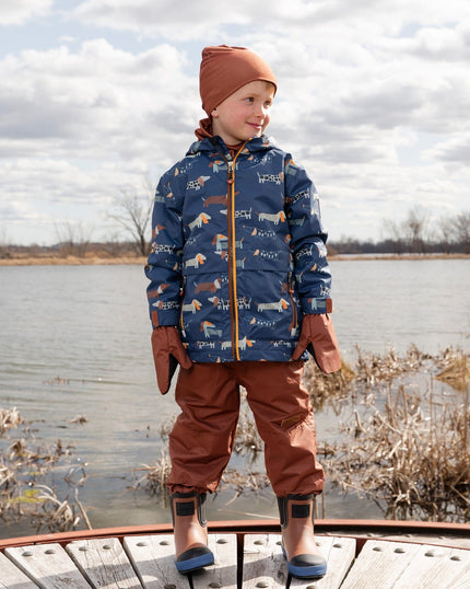Stretch Jersey Beanie Brown