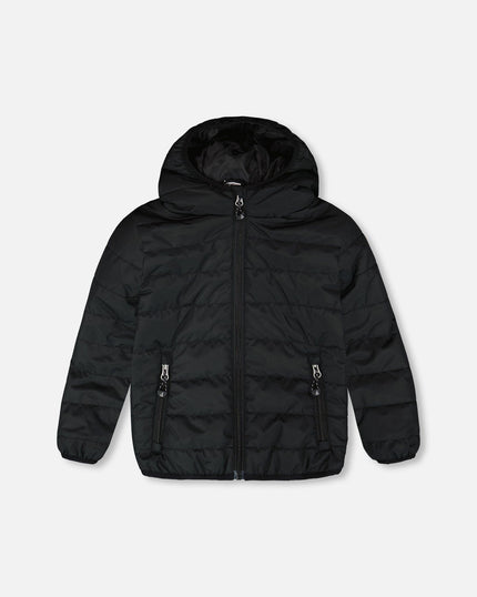Quilted Mid-Season Jacket Black
