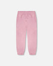 3-In-1 Two-Piece Mid-Season Outerwear Set Pink With Printed Butterflies
