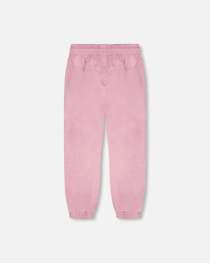 3-In-1 Two-Piece Mid-Season Outerwear Set Pink With Printed Butterflies