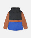 3-In-1 Two-Piece Mid-Season Outerwear Set Black And Brown