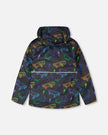 3-In-1 Two-Piece Mid-Season Outerwear Set Black Printed Skateboards