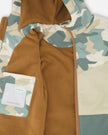 Two-Piece Mid-Season Outerwear Set Green Camouflage Print