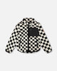 Sherpa Jacket Black Checkerboard