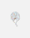 Baby Mid-Season One-Piece Outerwear With Hat Blue Mini Flower Print