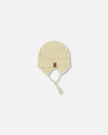 Baby Mid-Season One-Piece Outerwear With Hat Beige
