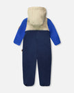 Baby Mid-Season One-Piece Outerwear With Hat Beige