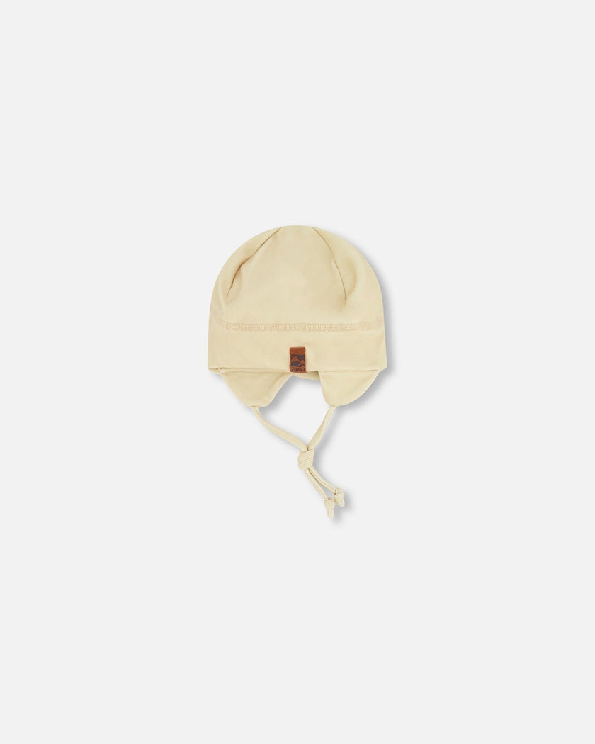 Baby Mid-Season One-Piece Outerwear With Hat Beige
