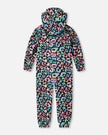 Kids Mid-Season One-Piece Outerwear Black Animal Print