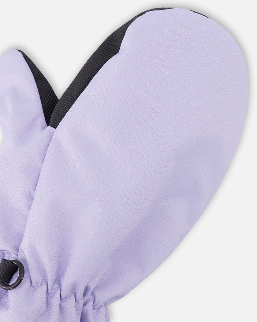Mid-Season Mittens In Recycled Polyester Lavender