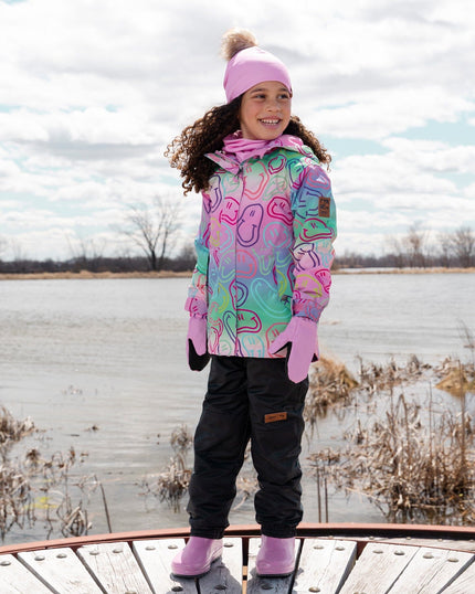 Mid-Season Mittens In Recycled Polyester Pink