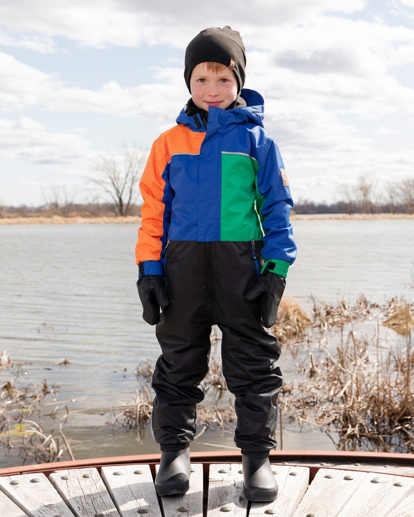 Mid-Season Mittens In Recycled Polyester Black