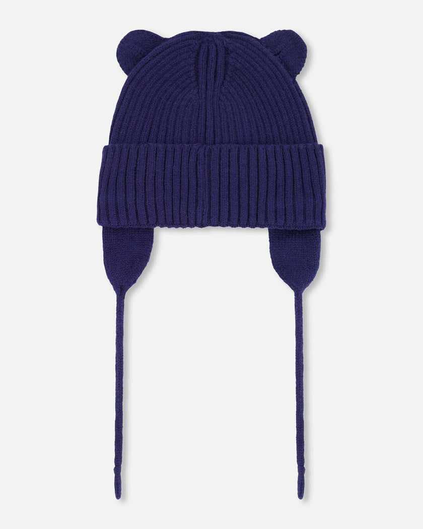 Baby Knit Hat Navy Blue