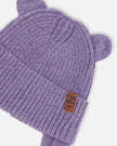 Baby Knit Hat Lavender