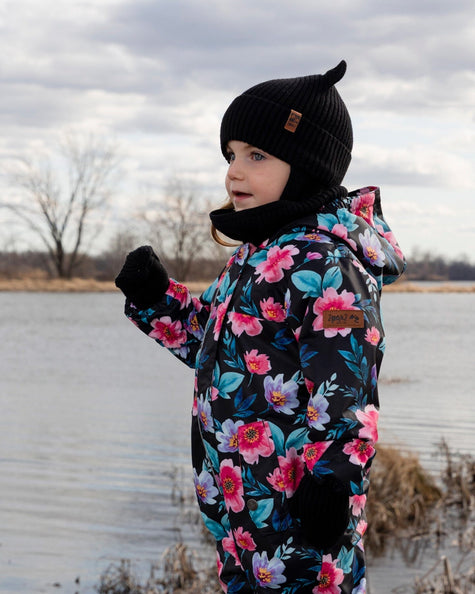 Baby Knit Hat Black