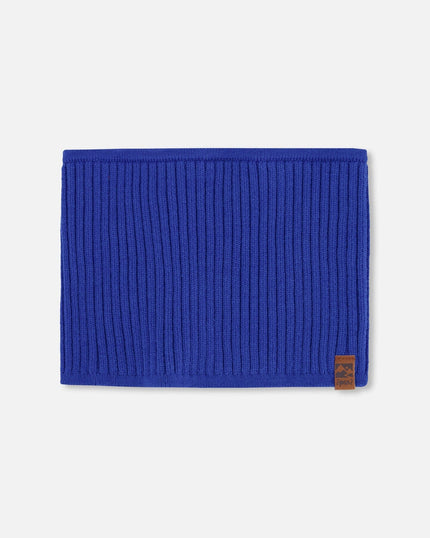Knit Neckwarmer Royal Blue