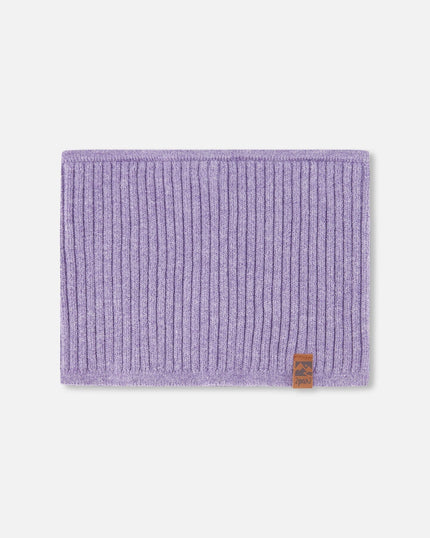 Knit Neckwarmer Lavender