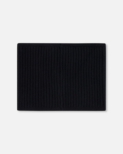 Knit Neckwarmer Black