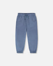 Parachute Jogger With Patch Pockets Blue Grey