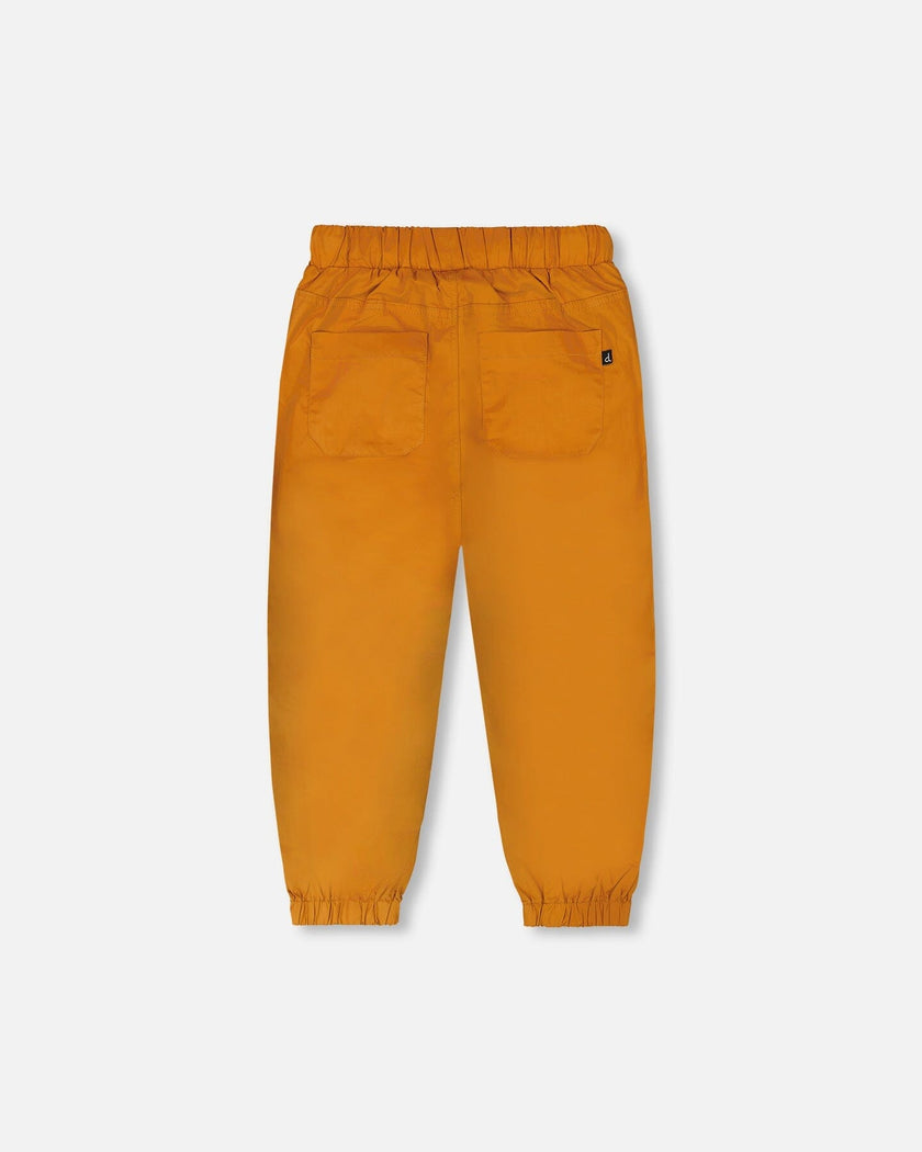 Parachute Jogger With Patch Pockets Brown Sugar