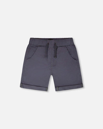Stretch Twill Shorts Grey