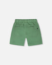 Parachute Shorts With Patch Pockets Green