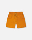 Parachute Shorts With Patch Pockets Burnt Orange