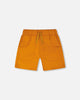 Parachute Shorts With Patch Pockets Burnt Orange