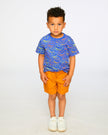 Parachute Shorts With Patch Pockets Burnt Orange