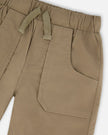 Parachute Shorts With Patch Pockets Beige
