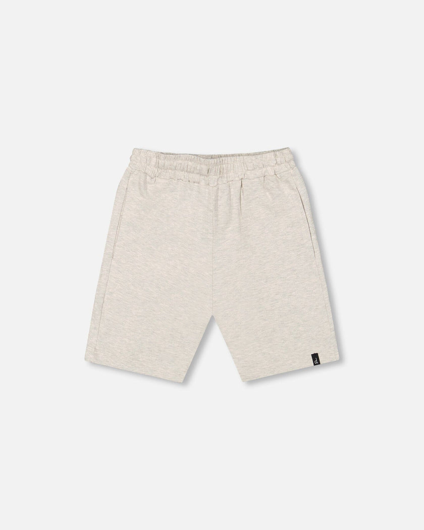 Organic Cotton Jersey Shorts Heather Grey
