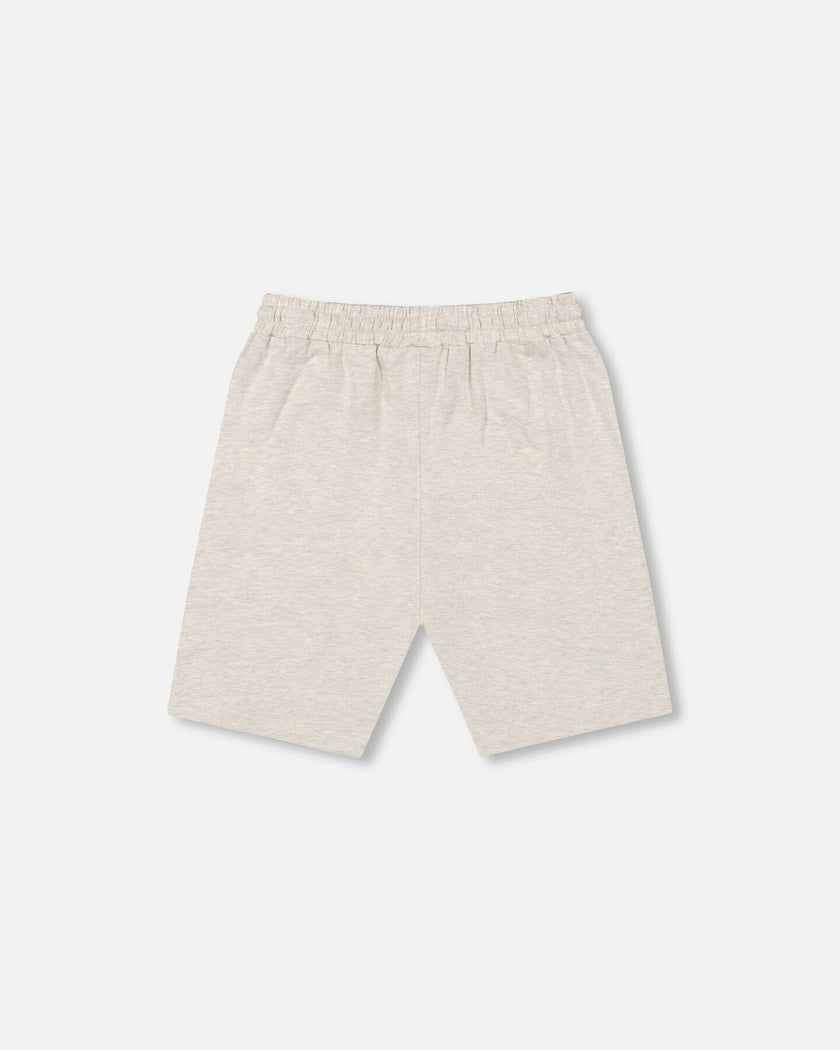 Organic Cotton Jersey Shorts Heather Grey