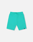 Organic Cotton Jersey Shorts Turquoise