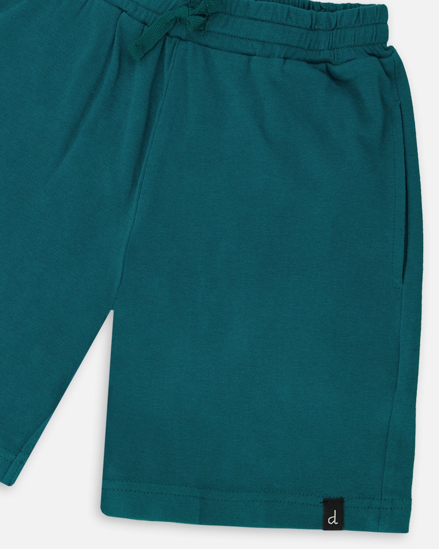 Organic Cotton Jersey Shorts Dark Turquoise