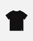 Organic Cotton Jersey T-Shirt Solid Black