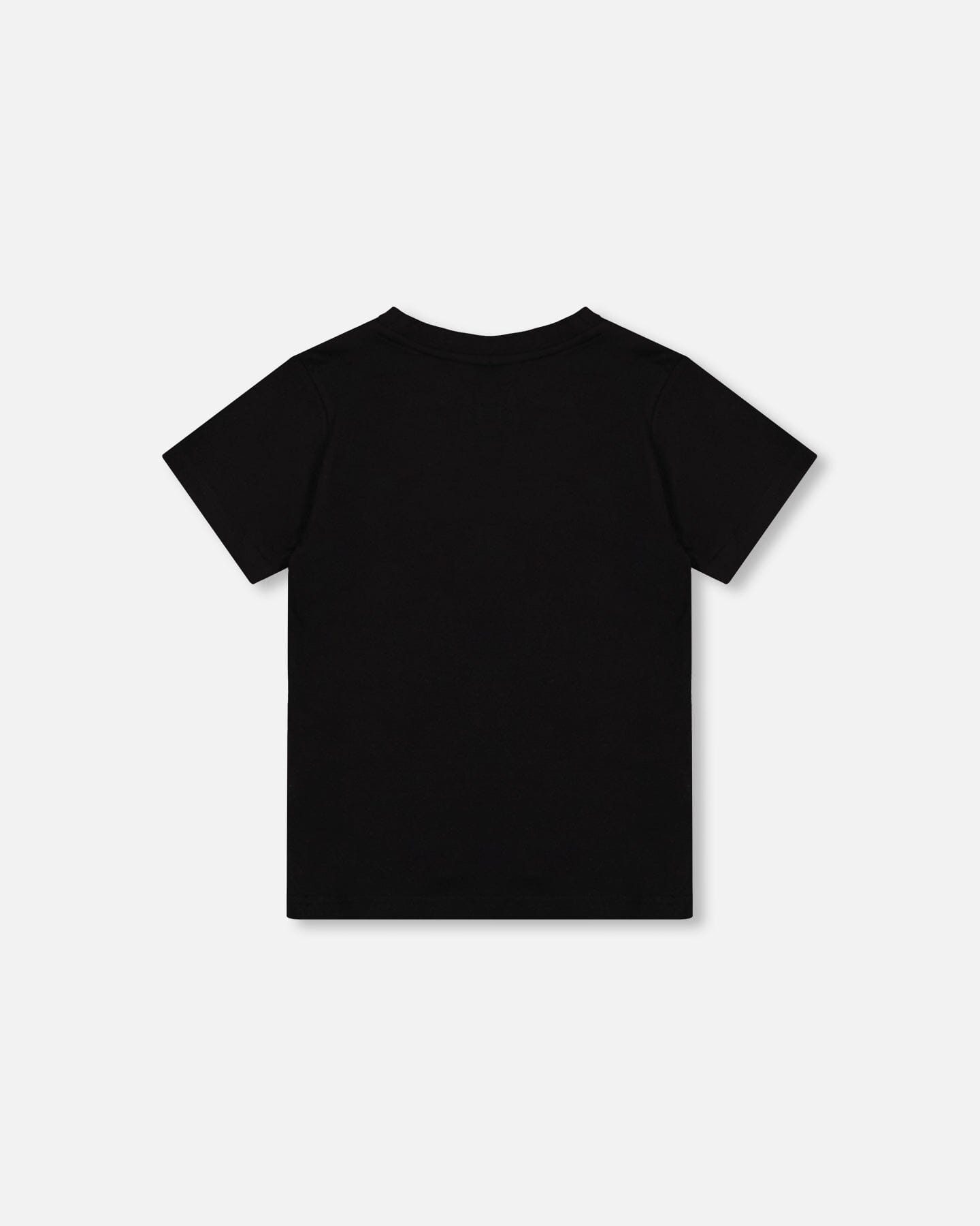Organic Cotton Jersey T-Shirt Solid Black