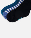 Socks (3 Pairs) Set Striped Blue