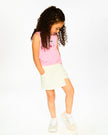 Stretch Twill Skort White