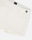 Stretch Twill Skort White