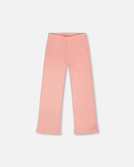 Crinkle Jersey Leggings Peach Pink