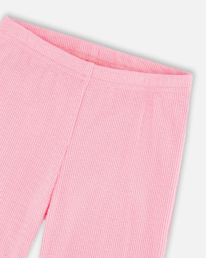 Crinkle Jersey Leggings Pink