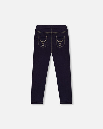Navy Blue Denim Jeggings
